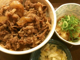 すき家の、おろし牛丼