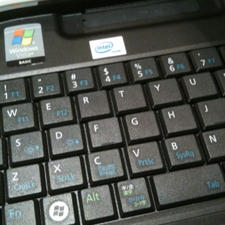 FMV-U8250のキーボード